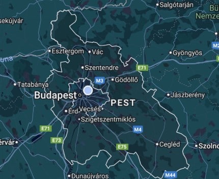 Szolgáltatási területek